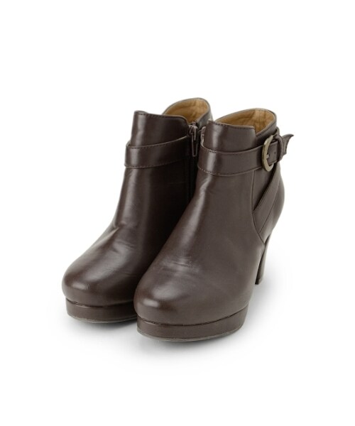 MAJESTIC LEGON(マジェスティックレゴン)の「【予約】♭クロスベルトブーツ(シューズ・レディース・ベージュ/ブラウン/グレー/ブラック・S(約22.0~23.0cm)/M(約23.0~24.0cm)/L(約24.0~25.0cm))」の8枚目の写真