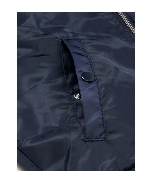 w closet（ダブルクローゼット）の「MA-1ブルゾン（トップス・レディース・カーキ/ネイビー・FREE）」の8枚目の写真