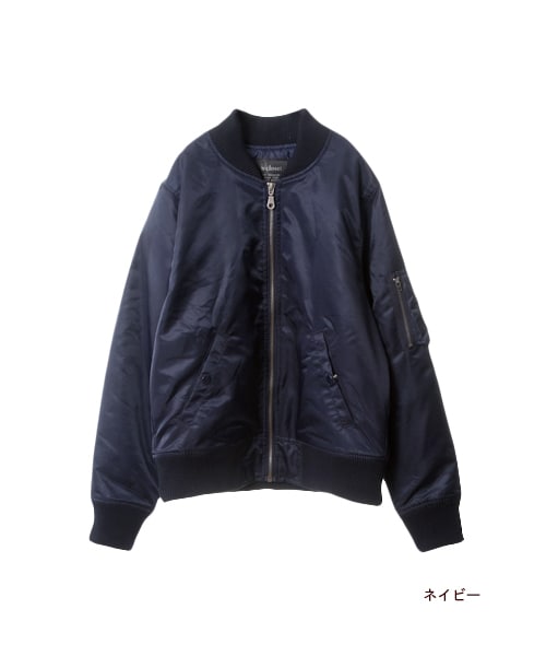 w closet（ダブルクローゼット）の「MA-1ブルゾン（トップス・レディース・カーキ/ネイビー・FREE）」の3枚目の写真