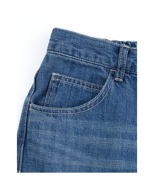 w closet（ダブルクローゼット）の「10ozスラブインディゴデニムボーイフレンドパンツ（パンツ・レディース・ブルー/ワンウォッシュ・FREE）」の7枚目の写真