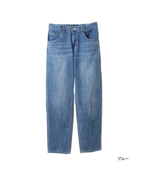 w closet（ダブルクローゼット）の「10ozスラブインディゴデニムボーイフレンドパンツ（パンツ・レディース・ブルー/ワンウォッシュ・FREE）」の2枚目の写真