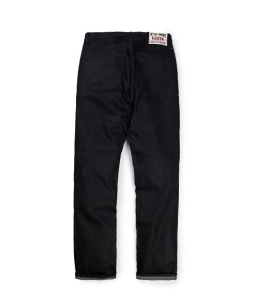 LEATA(リータ)の「LEATA COATING DENIM STRAIGHT PANTS BLACK(その他・メンズ・기타・M/L/XL)」の2枚目の写真