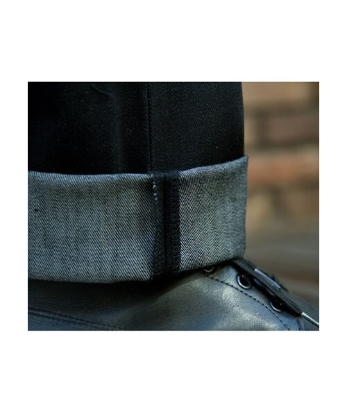 LEATA(リータ)の「LEATA COATING DENIM STRAIGHT PANTS BLACK(その他・メンズ・기타・M/L/XL)」の4枚目の写真