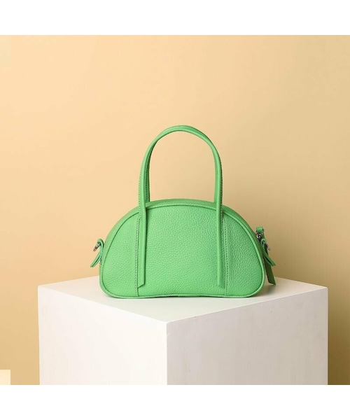 Baginning（バッグリング）の「本革 2Way ハンドバッグ ショルダーバッグ（ショルダーバッグ・レディース・ピンク/ブラック/イエロー/ブラウン/グリーン・22CM*13CM*10CM）」の4枚目の写真