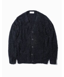 LIFUL MINIMAL GARMENTS. | LIFUL LONG HAIR WOOL KNIT CARDIGAN BLACK(その他)