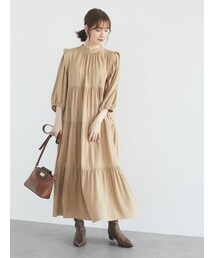 Green　Parks | ・ELENCARE DUEジャカードティアードワンピ(ワンピース/ドレス)