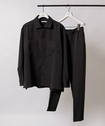 COLONY 2139 | ストレッチイージーケアミリタリー長袖シャツ※セットアップ対応(シャツ/ブラウス)