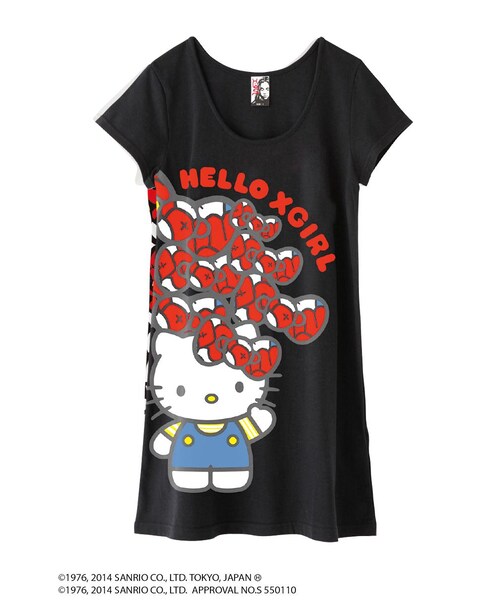 Xgirl（エックスガール）の「HELLO KITTY FLARED DRESS（）」 WEAR