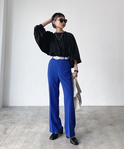 PAGEBOY（ページボーイ）の「【WEB先行予約】オニスリーブLS（トップス・レディース・オフホワイト/ブラック/グレージュ/グリーン/アクア・F）」の11枚目の写真