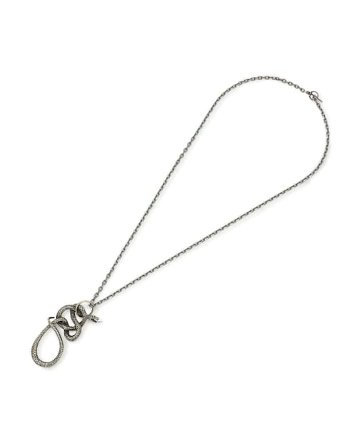 gunda ロングチェーン ネックレス シルバー gunda - ”ロングタイプ