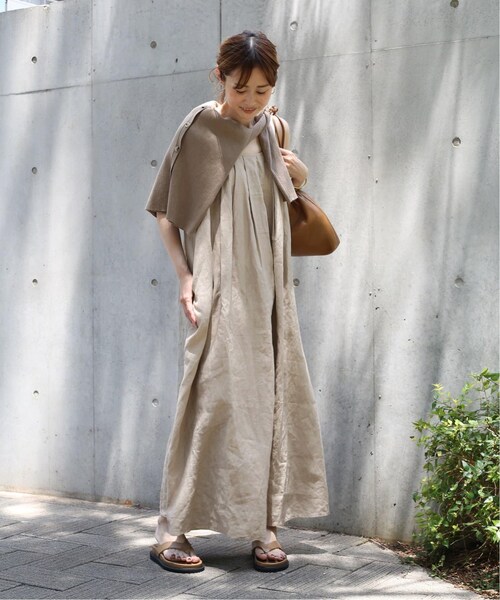 WALANCE ワランス LINEN キャミ ドレス ドゥーズィエムクラス Deuxieme Classe(ドゥーズィエムクラス)の「【WALANCE