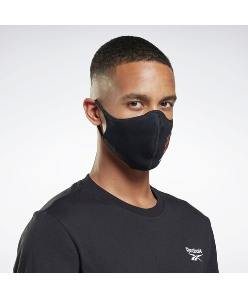 Reebok(リーボック)の「ヒューマンライツ・ナウ! / Human Rights Now! リーボック フェイス カバー 3枚組 / Reebok Face Cover 3-Pack(アクセサリー・ブラック(HC4180)・M/L)」の4枚目の写真
