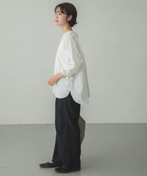 かぐれ(カグレ)の「コットンデニムイージーパンツ(その他・レディース・NATURAL/INDIGO・FREE)」の16枚目の写真