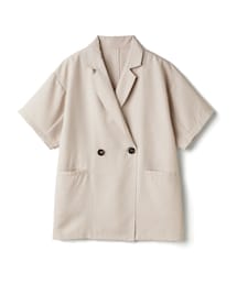 GRL（グレイル）の「ハーフスリーブビッグテーラードジャケット（テーラードジャケット・レディース）」