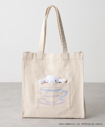 OLIVE des OLIVE | シナモロールマスコット付トート(ショルダーバッグ)
