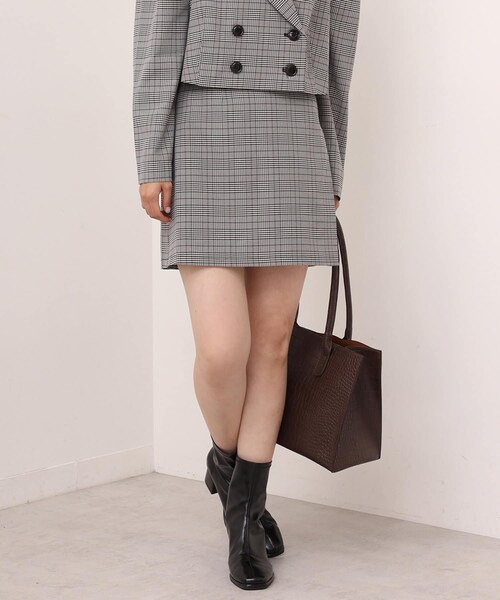 one after another NICE CLAUP（ワンアフターアナザーナイスクラップ）の「【SET UPで着られる】アソ―トミニスカート（スカート・レディース・ベージュ/ベージュ系その他/その他1/その他2・0）」の2枚目の写真