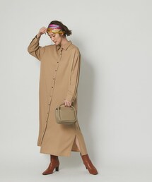 RIVE DROITE | 【スタイリングを幅広く楽しめる】ロングシャツワンピース(ワンピース)