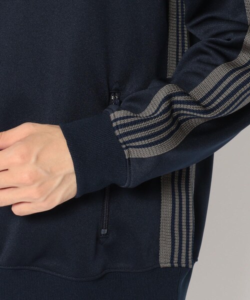 Needles（ニードルス）の「NEEDLES(ニードルズ) Track jacket poly smooth（ジャケット/アウター・メンズ・GREEN/NAVY・M/L）」の6枚目の写真