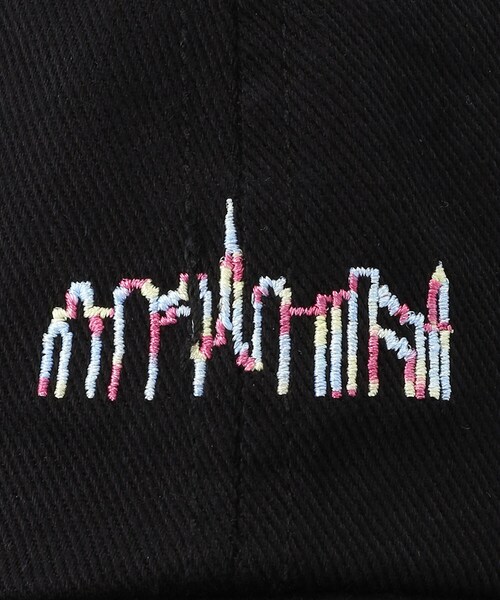 Manhattan Portage(マンハッタンポーテージ)の「Manhattan Portage/マンハッタン ポーテージ/Rainbow EMB wash Cap(その他・メンズ・BLACK・F)」の6枚目の写真
