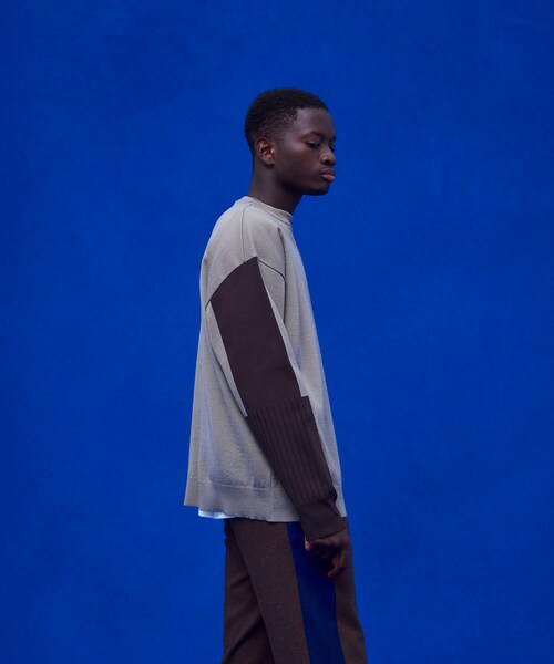 新品★UNITED TOKYO ユナイテッドトウキョウ　バイカラープルオーバー UNITED TOKYO（ユナイテッドトウキョウ） tシャツ バイカラーベロア