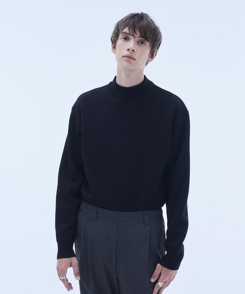 UNITED TOKYO（ユナイテッドトウキョウ）の「〈21AW先行予約〉ウールミラノリブモックネック（ニット/セーター・メンズ・O.WHT/BLK/G.BGE/ORG/YLW・1/2/3）」の2枚目の写真