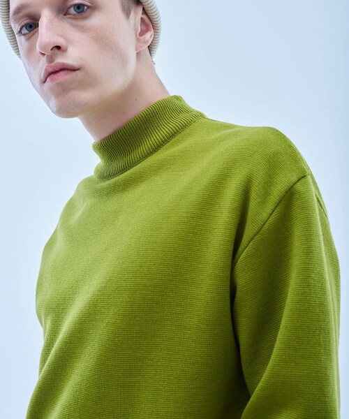 UNITED TOKYO（ユナイテッドトウキョウ）の「〈21AW先行予約〉ウールミラノリブモックネック（ニット/セーター・メンズ・O.WHT/BLK/G.BGE/ORG/YLW・1/2/3）」の4枚目の写真