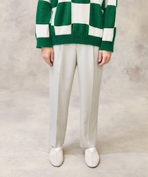 〈21AW先行予約〉AQUA WOOLカルゼスラックス