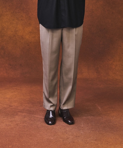 PUBLIC TOKYO（パブリックトウキョウ）の「〈21AW先行予約〉AQUA WOOLカルゼスラックス（その他パンツ・メンズ・NAT/IVR/BGE/TAN/NVY・1/2/3）」の2枚目の写真