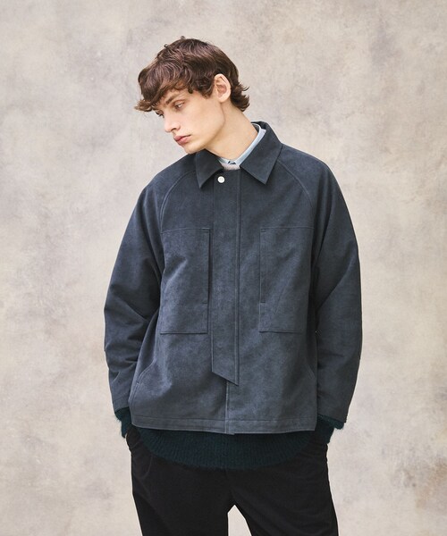 PUBLIC TOKYO リッチワークブルゾン PUBLIC TOKYO（パブリックトウキョウ）の「〈21AW先行予約〉Ultrasuede