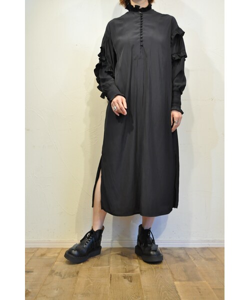 RehersalL(リハーズオール)の「フリルビジューワンピース(ワンピース・レディース・イエロー/グレー/ブラック・one)」の2枚目の写真