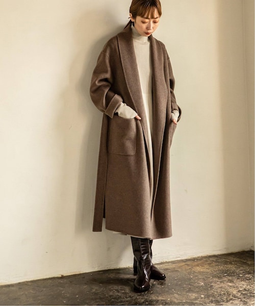 NOBLE super160 ショールカラーリバーコート Noble（ノーブル）の「《追加》super160ショールカラーリバーコート