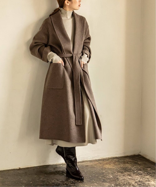 Noble（ノーブル）の「《追加》super160ショールカラーリバーコート