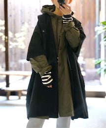 JOURNAL STANDARD LUXE（ジャーナルスタンダード　ラックス）の「ウールリング フードベスト◆（ジャケット/アウター）」