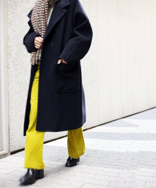 VERMEIL par ienaヴェルメイユ　イエナワッフルウールニットコート VERMEIL par ienaヴェルメイユイエナワッフルウールニットコート