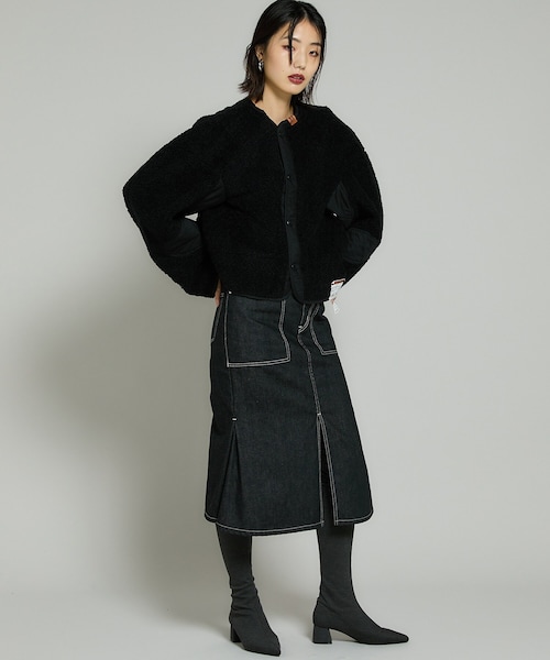 Maison MIHARA YASUHIRO(メゾンミハラヤスヒロ)の「ワイドバックミリタリーライナーブルゾン B07BL601(その他・レディース・その他・FREE)」の3枚目の写真