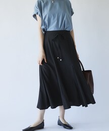 un dix cors | 《予約》【スタイルアップが叶う】サッカー無地マーメイドスカート(スカート)