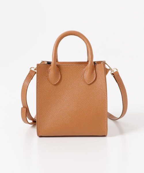 MARCO BIANCHINI(マルコビアンチーニ)の「MARCO BIANCHINI 2way キューブショルダーバッグ(その他・レディース・CAMEL/OFF WHITE/BLACK・FREE)」の6枚目の写真