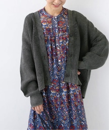 JOURNAL STANDARD relume（ジャーナルスタンダード　レリューム）の「《予約》製品染めワイドクロップドカーディガン◆（トップス）」