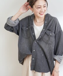 CIAOPANIC TYPY | 【Lee×CIAOPANIC TYPY】ダメージデニムBIGシャツ(シャツ/ブラウス)