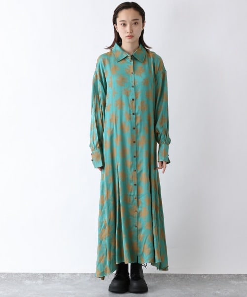 Lepidos レピドス♡ジャガードフラワー ワンピース