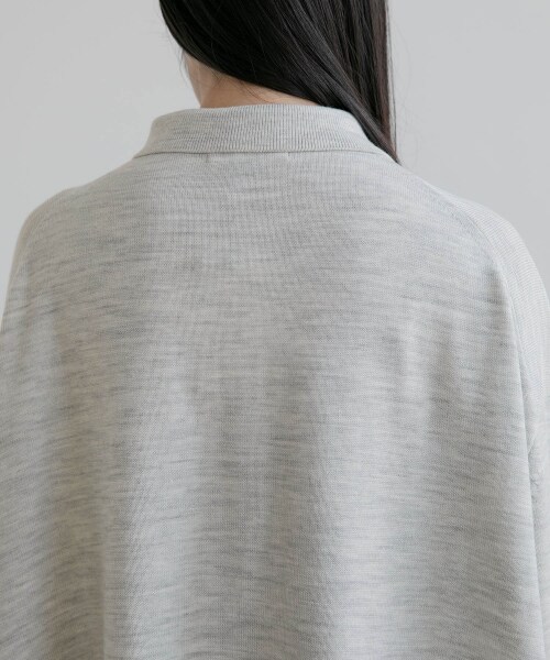 LOWRYS FARM(ローリーズファーム)の「POLO KNIT ONE PIECE(ワンピース/ドレス・ブラック/グレー/ピンク・F)」の11枚目の写真