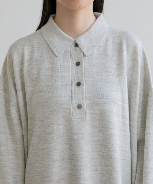 LOWRYS FARM(ローリーズファーム)の「POLO KNIT ONE PIECE(ワンピース/ドレス・ブラック/グレー/ピンク・F)」の9枚目の写真