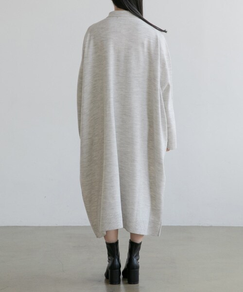 LOWRYS FARM(ローリーズファーム)の「POLO KNIT ONE PIECE(ワンピース/ドレス・ブラック/グレー/ピンク・F)」の8枚目の写真