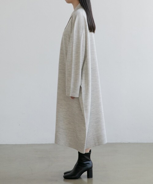 LOWRYS FARM(ローリーズファーム)の「POLO KNIT ONE PIECE(ワンピース/ドレス・ブラック/グレー/ピンク・F)」の7枚目の写真