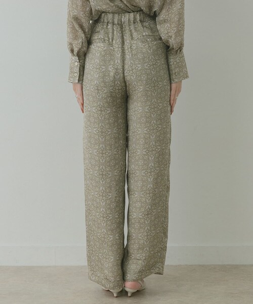 KBF+（ケービーエフプラス）の「KBF+ ダマスクプリントパンツ（その他・レディース・Y.GREEN/PURPLE・one）」の21枚目の写真