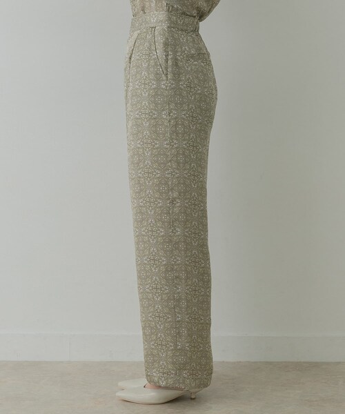 KBF+（ケービーエフプラス）の「KBF+ ダマスクプリントパンツ（その他・レディース・Y.GREEN/PURPLE・one）」の20枚目の写真