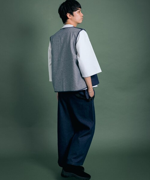 Uiscel(ユイセル)の「Uiscel 撥水デニムマルチベスト(その他・メンズ・ONE WASH・one)」の20枚目の写真
