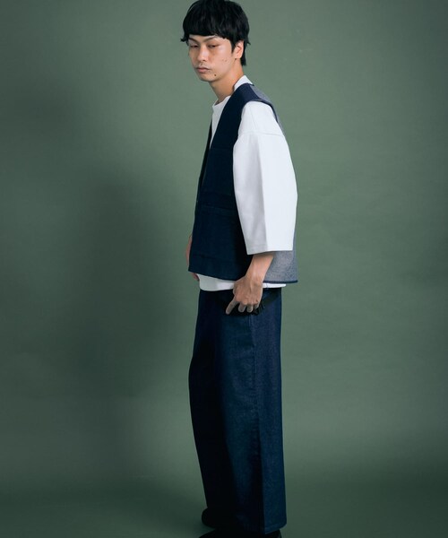 Uiscel(ユイセル)の「Uiscel 撥水デニムマルチベスト(その他・メンズ・ONE WASH・one)」の19枚目の写真