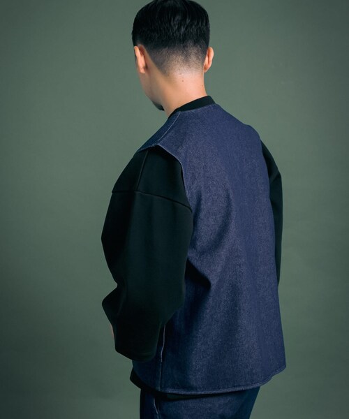Uiscel(ユイセル)の「Uiscel 撥水デニムマルチベスト(その他・メンズ・ONE WASH・one)」の15枚目の写真