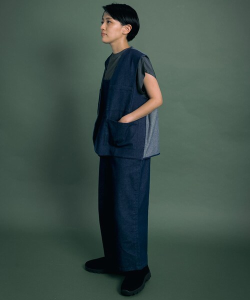 Uiscel(ユイセル)の「Uiscel 撥水デニムマルチベスト(その他・メンズ・ONE WASH・one)」の9枚目の写真